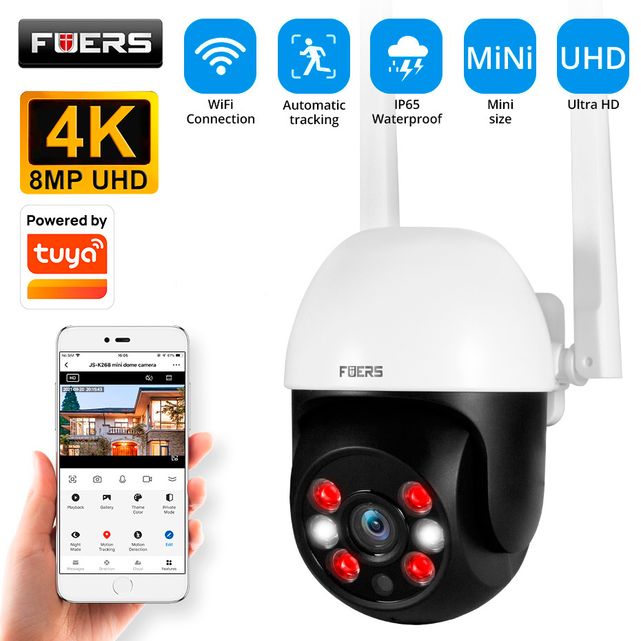Smart Home Camera Ezviz - Fuers 8MP 4K IP Kamera Dış