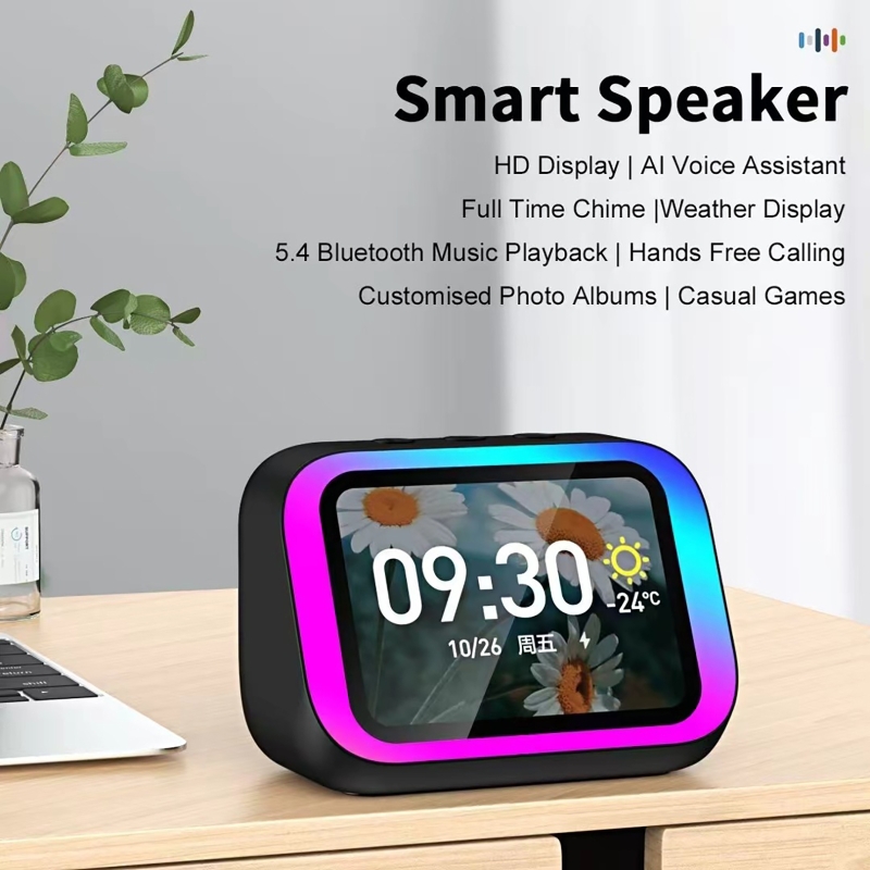 Smart Home Lighting - AI Sesli Asistan Bluetooth Hoparlör RGB