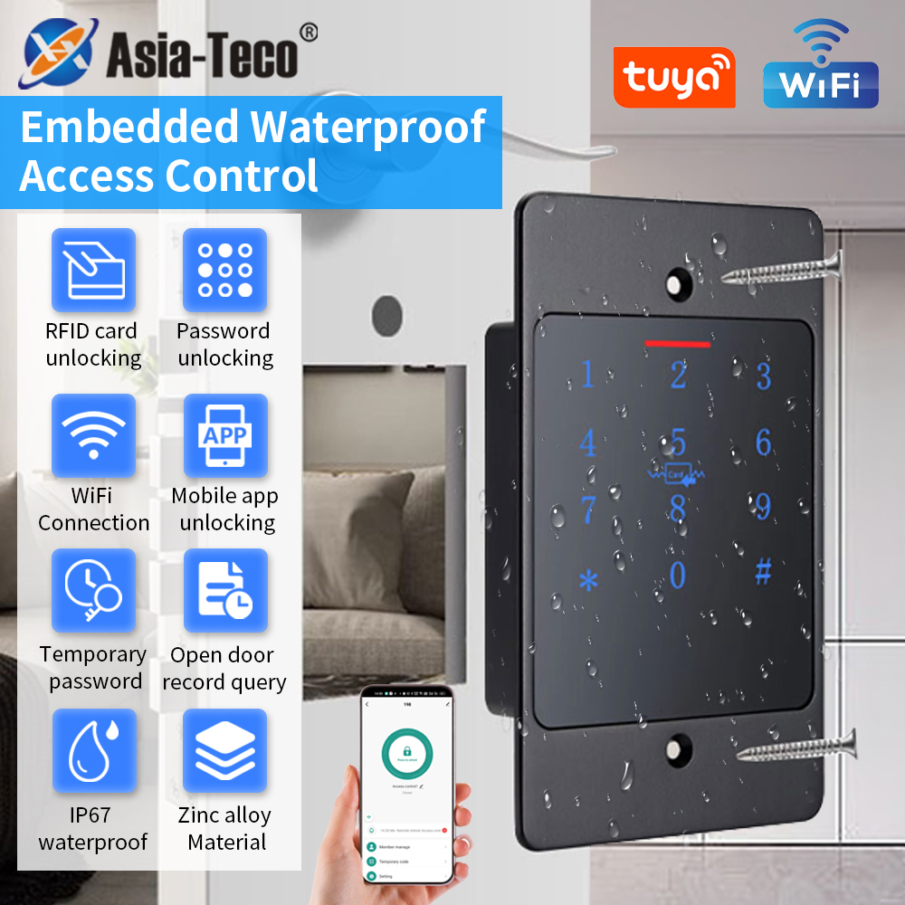Smart Home Keyboard - WiFi Tuya Akıllı Kapı Kilidi Klavyesi