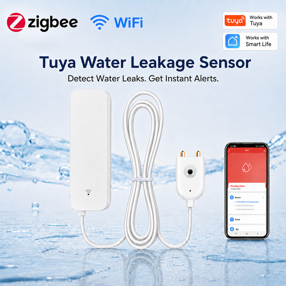 Smart Home Networking - ZigBee WiFi Su Kaçak Sensörü Sel