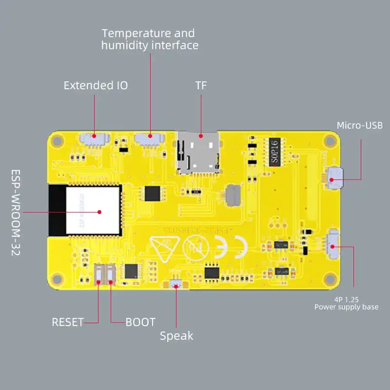Smart Home Monitoring - ESP32-3248S035 3.5 İnç Akıllı LCD Ekran
