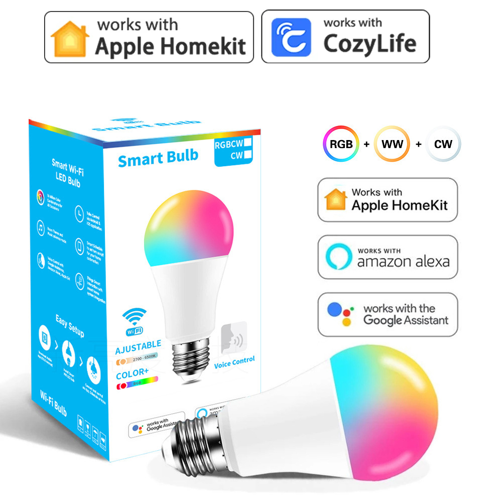 Smart Home Dashboard - 9W WiFi Homekit işık lambası E27