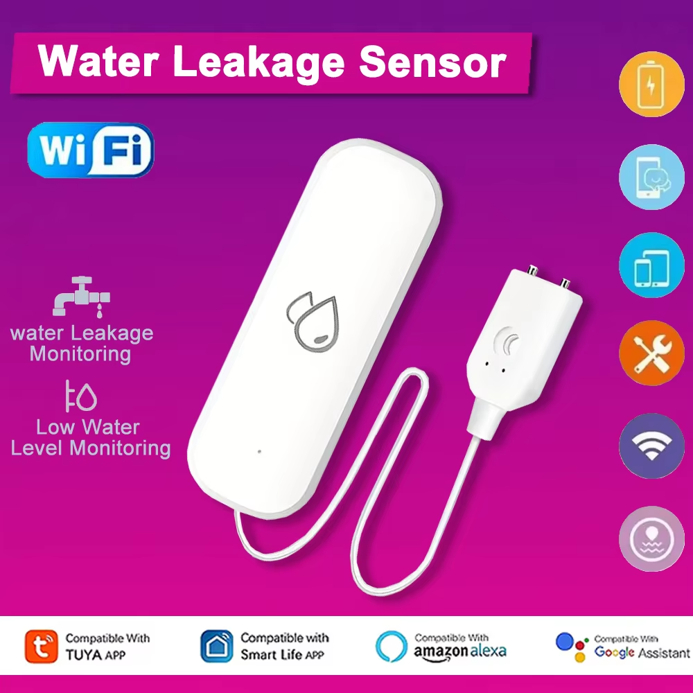 Smart Home Networking - Tuya WiFi Su Kaçağı Alarm Sensörü