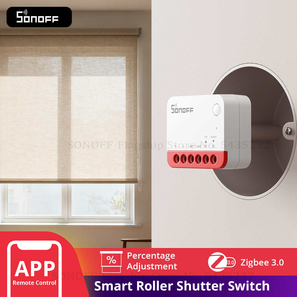 Smart Home Dashboard - SONOFF MINI-ZBRBS Zigbee Akıllı Panjur Anahtarı