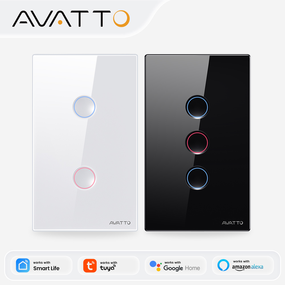 Smart Home Lighting - AVATTO 1/2/3/4 Gang ZigBee Akıllı Işık