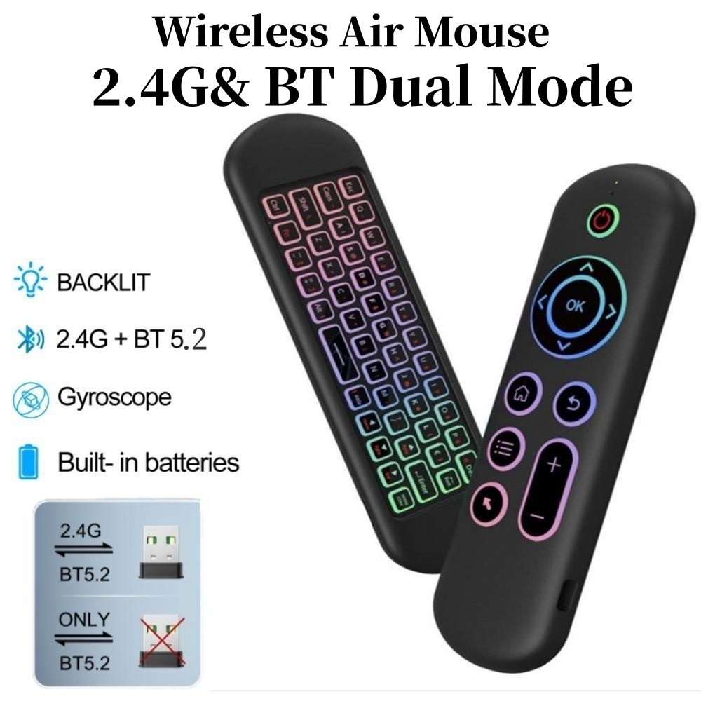 Smart Home Keyboard - 2.4G BT 5.2 Uzaktan Kumanda Kablosuz