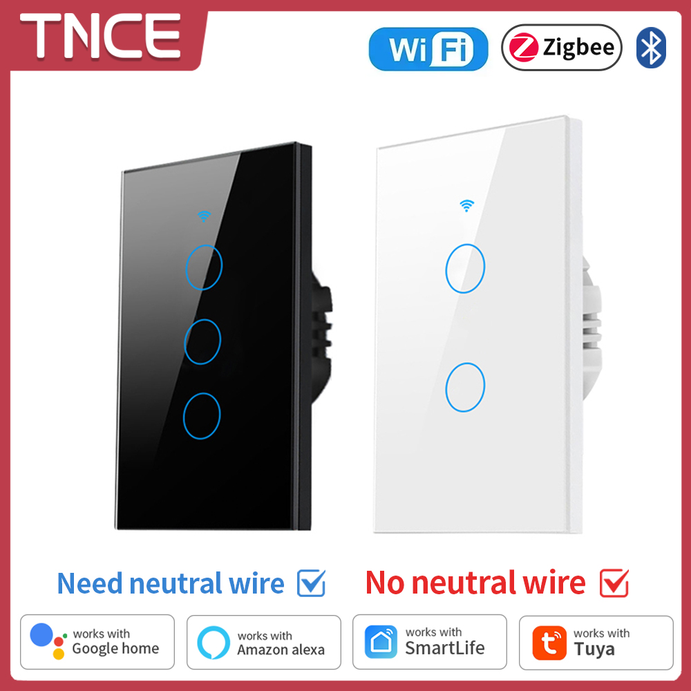 Smart Home Lighting - TNCE Tuya WiFi/Zigbee akıllı işık anahtarı,