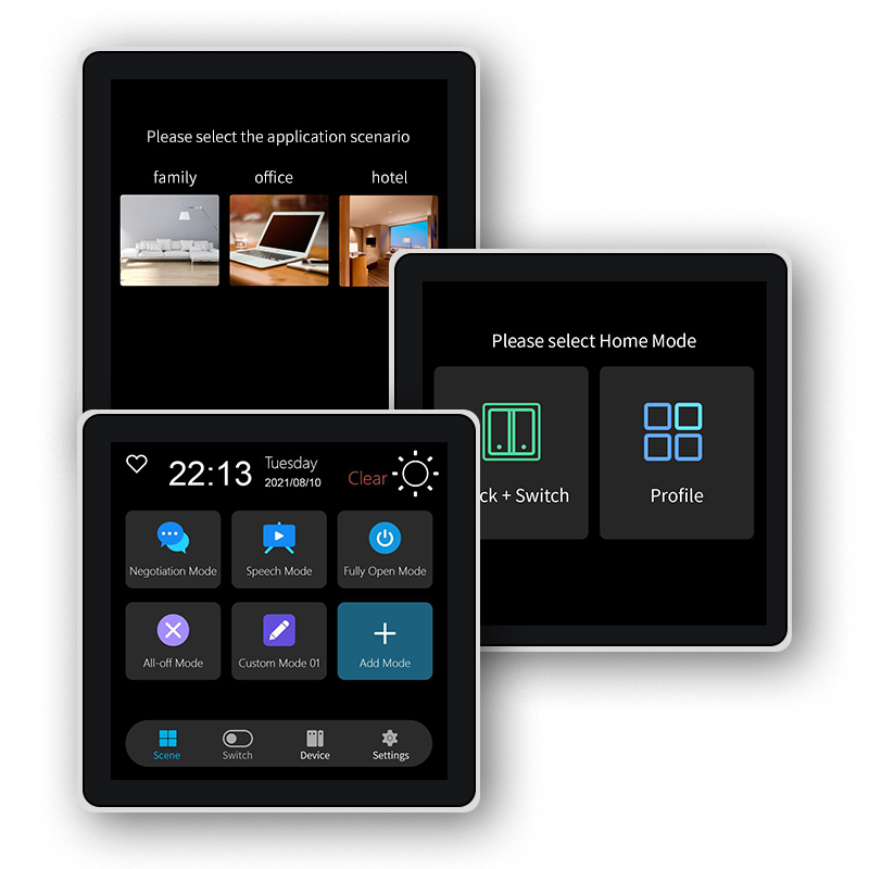 Smart Home Monitoring - FUERS 4 Inç Dokunmatik Ekran Çok
