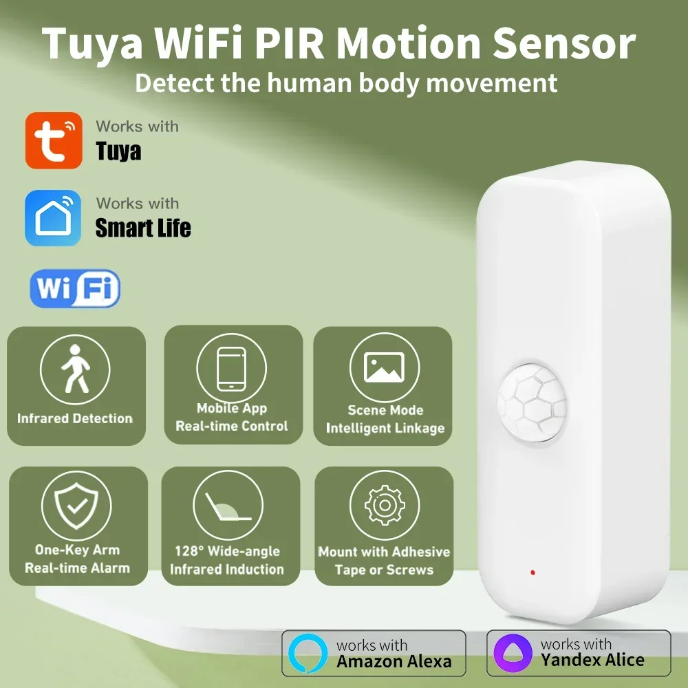 Smart Home Networking - Tuya WiFI Hareket Sensörü PIR Akıllı
