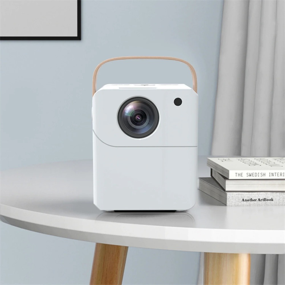 Smart Home Speaker - Taşınabilir Akıllı 4K Projektör Mini Ev