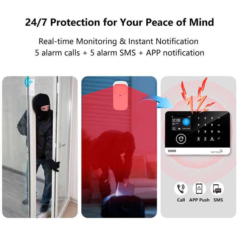 Ev için Alarm Sistemi Tuya WIF - Smart Home Keyboard incelemesi ve fiyatı