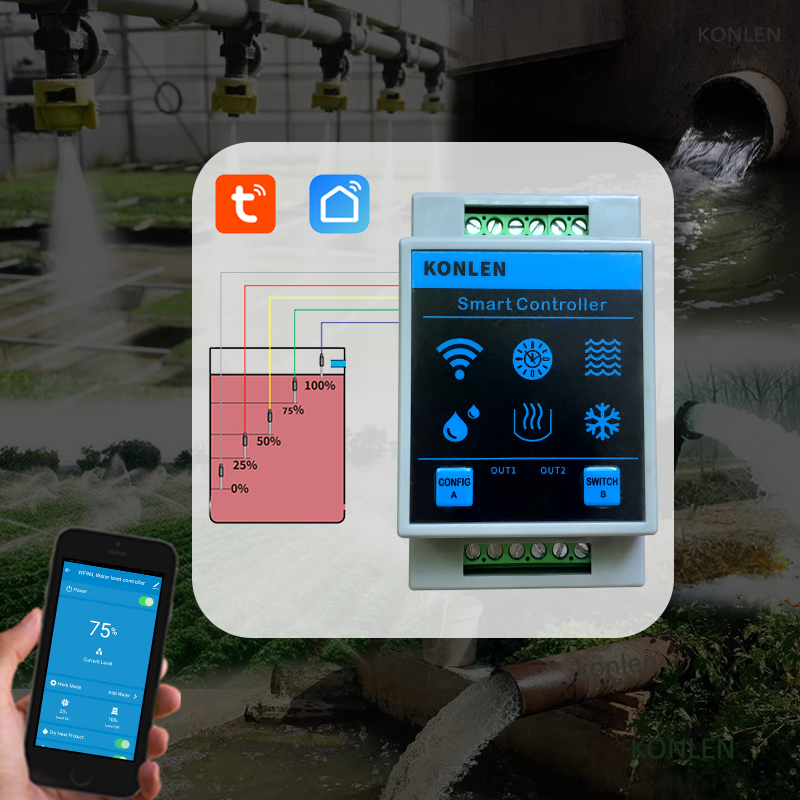 KONLEN Tuya Su Seviyesi Sensör - Smart Home Networking incelemesi ve fiyatı