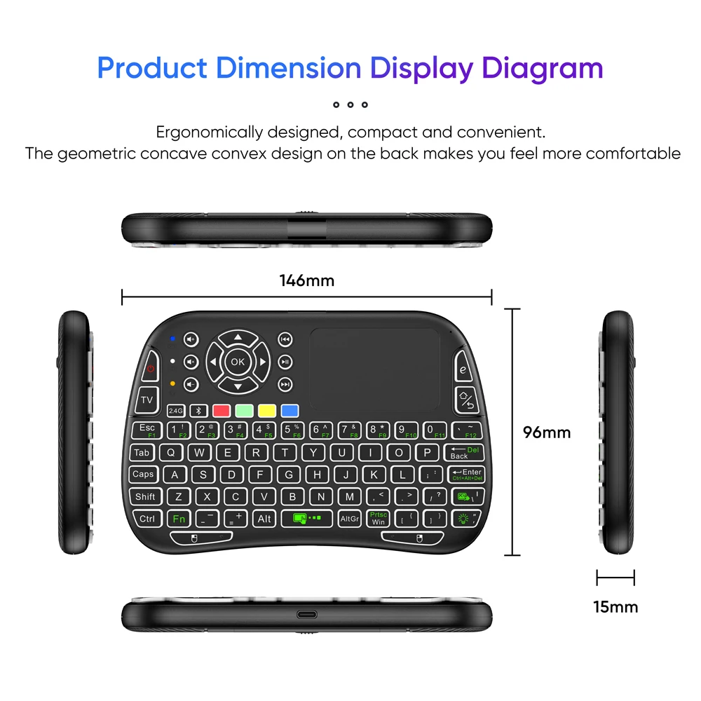 Mini Klavye Jiroskop Çift Modl - Smart Home Keyboard incelemesi ve fiyatı