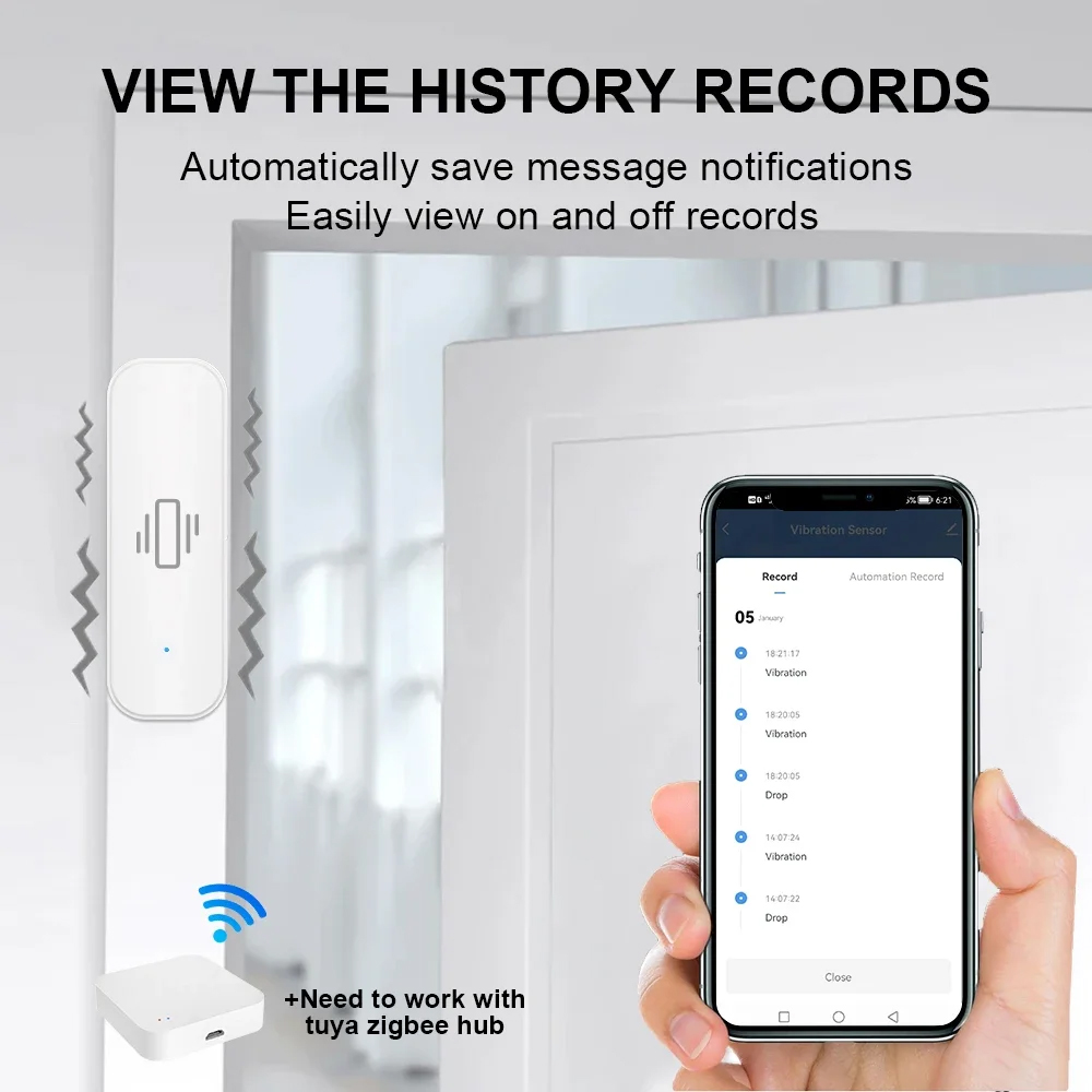 Akıllı ZigBee Titreşim Sensörü - Smart Home Monitoring incelemesi ve fiyatı