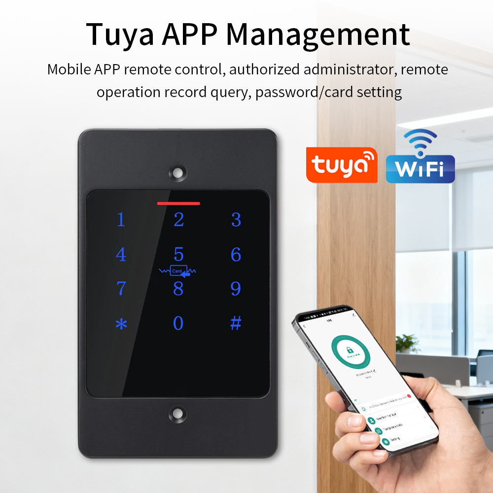 WiFi Tuya Akıllı Kapı Kilidi K - Smart Home Keyboard incelemesi ve fiyatı