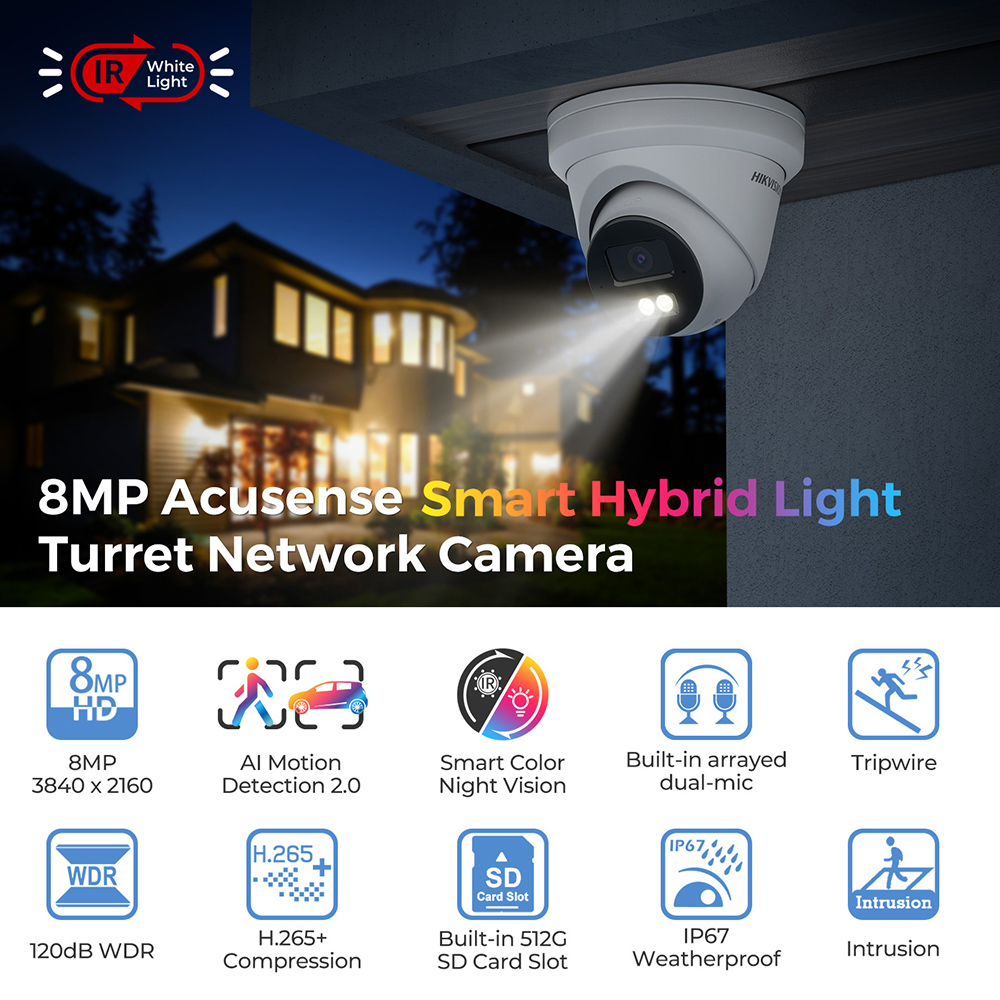 Hikvision 4K Akıllı Hibrit Işı - Homesmart Online incelemesi ve fiyatı