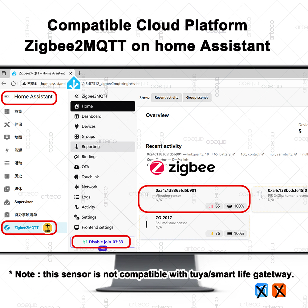 Akıllı ZigBee 3.0 Titreşim Sen - Smart Home Monitoring incelemesi ve fiyatı