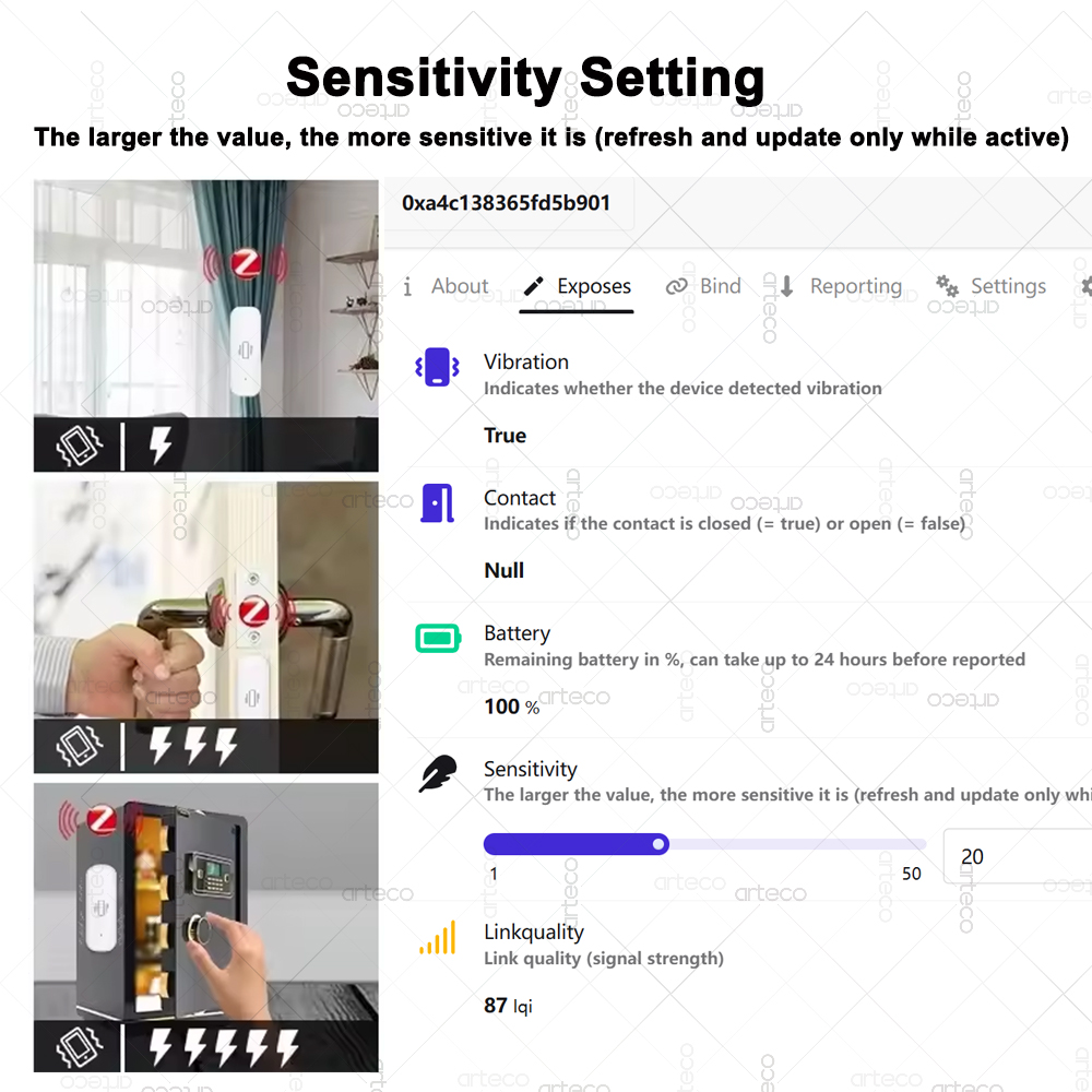 Akıllı ZigBee 3.0 Titreşim Sen - Smart Home Monitoring incelemesi ve fiyatı