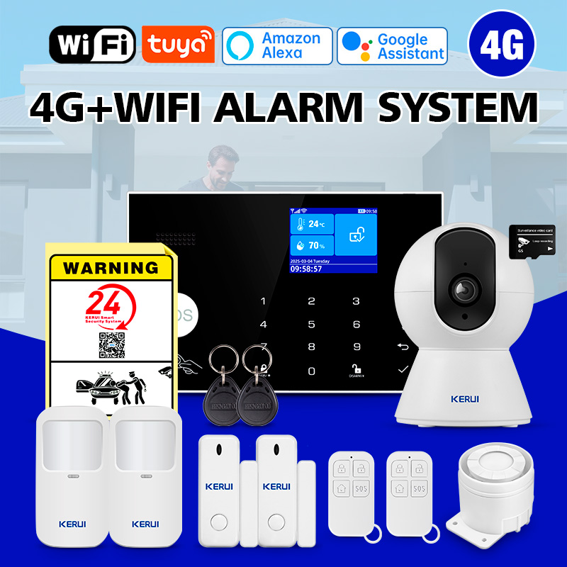 KERUI WiFi + 4G Ev Alarmı Sıca - Smart Home Keyboard incelemesi ve fiyatı