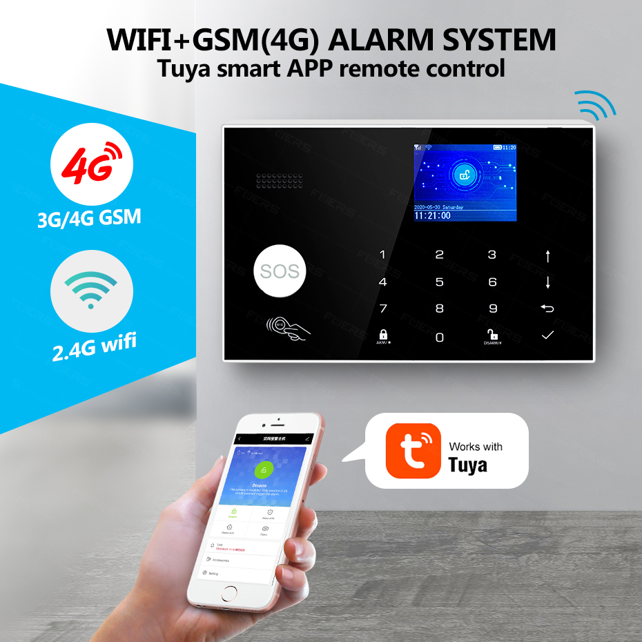 KERUI WiFi + 4G Ev Alarmı Sıca - Smart Home Keyboard incelemesi ve fiyatı