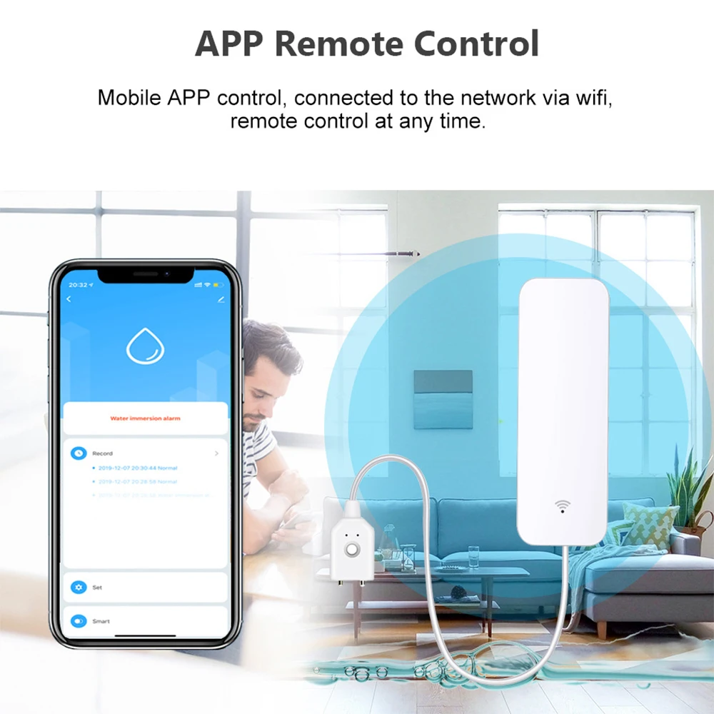 Tuya WiFi Zigbee Su Sensörü Ak - Smart Home Networking incelemesi ve fiyatı