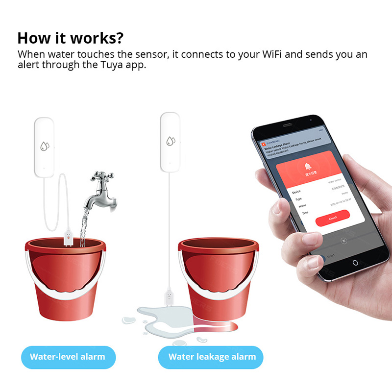 Tuya WiFi Su Kaçağı Alarm Sens - Smart Home Networking incelemesi ve fiyatı