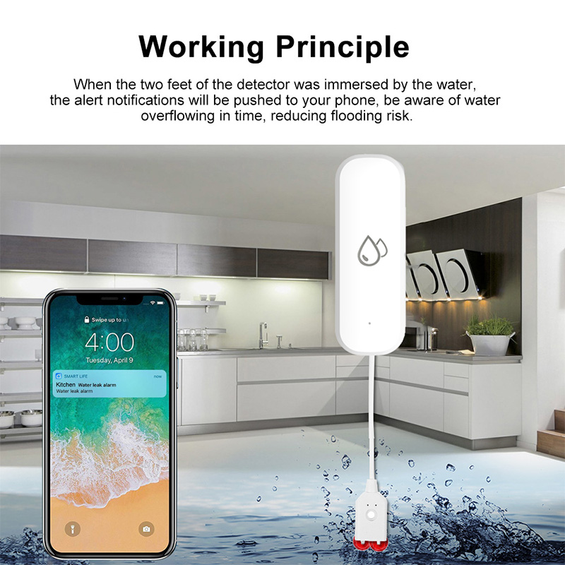 Tuya WiFi Su Kaçağı Alarm Sens - Smart Home Networking incelemesi ve fiyatı