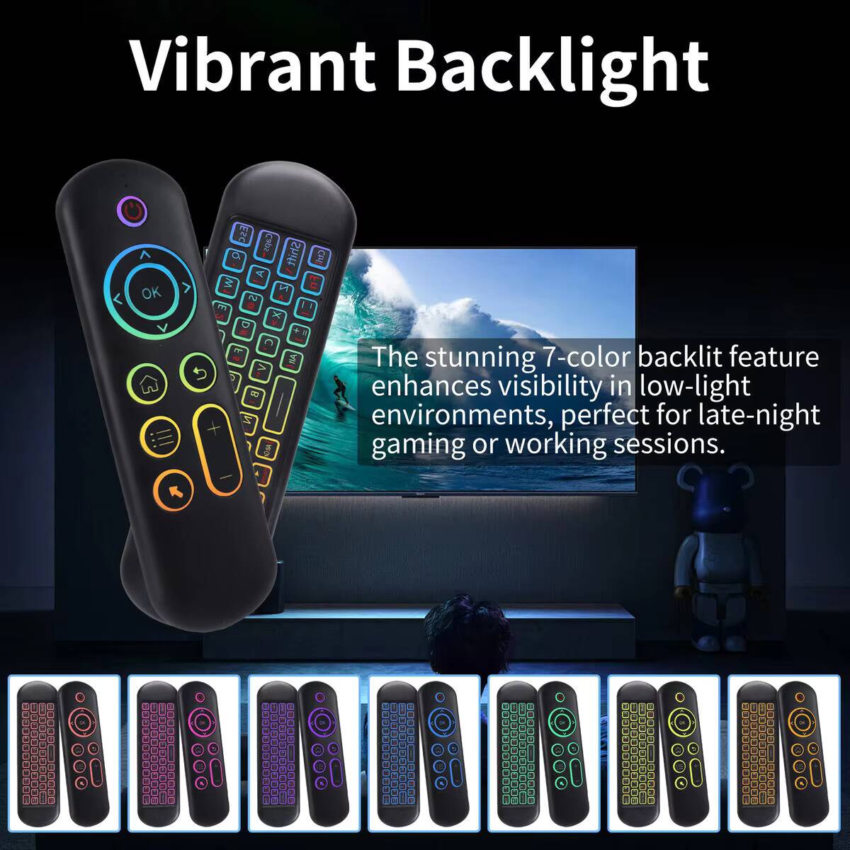 Bluetooth 2.4G Çift Modlu Mini - Smart Home Keyboard incelemesi ve fiyatı