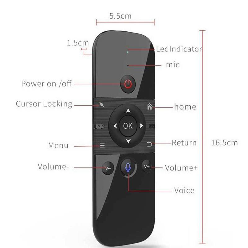 M8 Air Mouse Sesli Uzaktan Kum - Smart Home Keyboard incelemesi ve fiyatı