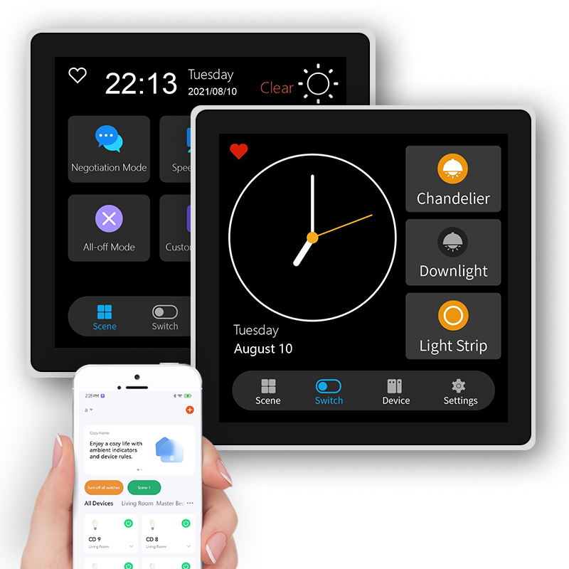FUERS 4 Inç Dokunmatik Ekran Ç - Smart Home Monitoring incelemesi ve fiyatı
