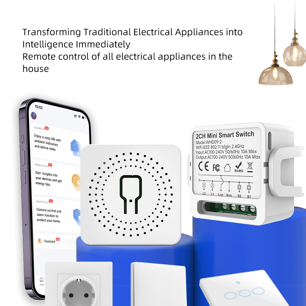 2 Yollu Tuya Akıllı Anahtar 2' - Smart Home Lighting incelemesi ve fiyatı