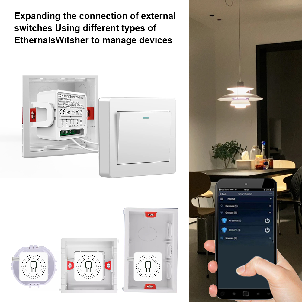 2 Yollu Tuya Akıllı Anahtar 2' - Smart Home Lighting incelemesi ve fiyatı