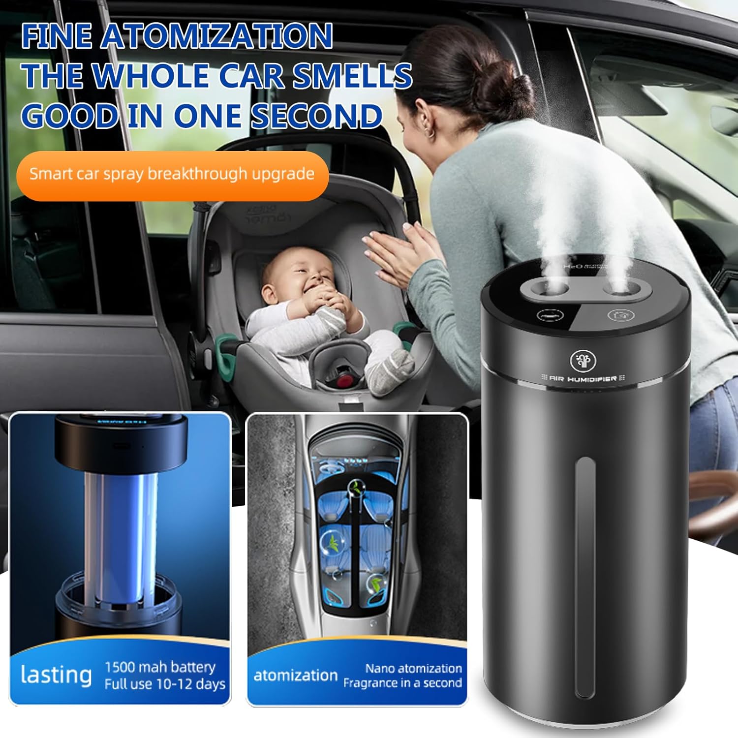 Akıllı Araç Kokusu, Nemlendiri - Smart Humidifier incelemesi ve fiyatı